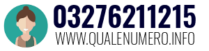 Numero di telefono 03276211215 03276211215
