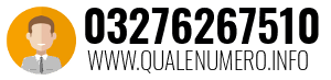 Numero di telefono 03276267510 03276267510