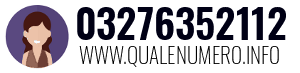 Numero di telefono 03276352112 03276352112