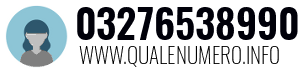 Numero di telefono 03276538990 03276538990