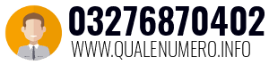 Numero di telefono 03276870402 03276870402