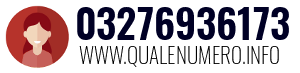 Numero di telefono 03276936173 03276936173
