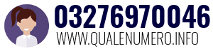 Numero di telefono 03276970046 03276970046
