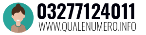 Numero di telefono 03277124011 03277124011