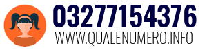 Numero di telefono 03277154376 03277154376