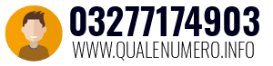 Numero di telefono 03277174903 03277174903