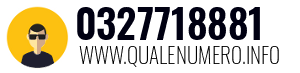 Numero di telefono 0327718881 0327718881