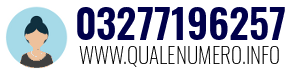 Numero di telefono 03277196257 03277196257