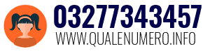 Numero di telefono 03277343457 03277343457