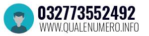 Numero di telefono 032773552492 032773552492