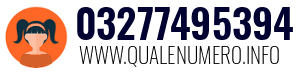 Numero di telefono 03277495394 03277495394