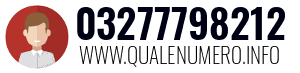 Numero di telefono 03277798212 03277798212