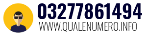 Numero di telefono 03277861494 03277861494