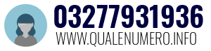 Numero di telefono 03277931936 03277931936