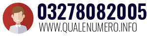 Numero di telefono 03278082005 03278082005