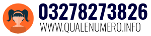 Numero di telefono 03278273826 03278273826