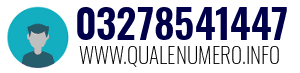 Numero di telefono 03278541447 03278541447