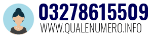 Numero di telefono 03278615509 03278615509