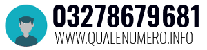 Numero di telefono 03278679681 03278679681