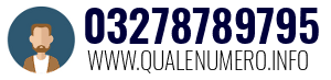 Numero di telefono 03278789795 03278789795