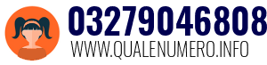 Numero di telefono 03279046808 03279046808