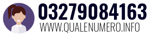 Numero di telefono 03279084163 03279084163
