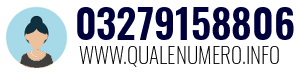 Numero di telefono 03279158806 03279158806