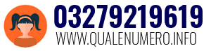 Numero di telefono 03279219619 03279219619