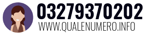 Numero di telefono 03279370202 03279370202