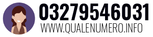 Numero di telefono 03279546031 03279546031