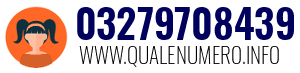 Numero di telefono 03279708439 03279708439