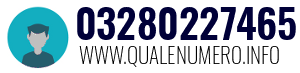 Numero di telefono 03280227465 03280227465