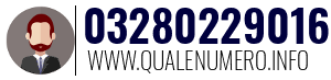 Numero di telefono 03280229016 03280229016