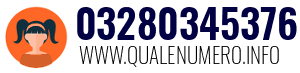 Numero di telefono 03280345376 03280345376