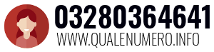 Numero di telefono 03280364641 03280364641