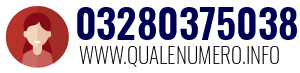 Numero di telefono 03280375038 03280375038
