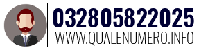 Numero di telefono 032805822025 032805822025