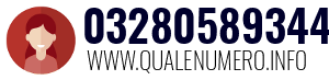 Numero di telefono 03280589344 03280589344