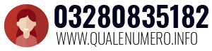 Numero di telefono 03280835182 03280835182
