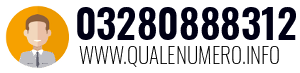 Numero di telefono 03280888312 03280888312