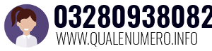 Numero di telefono 03280938082 03280938082
