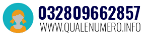 Numero di telefono 032809662857 032809662857