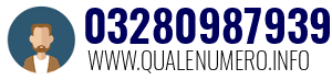 Numero di telefono 03280987939 03280987939