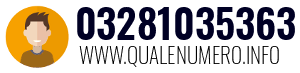 Numero di telefono 03281035363 03281035363