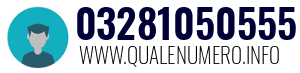 Numero di telefono 03281050555 03281050555
