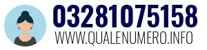 Numero di telefono 03281075158 03281075158