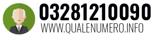 Numero di telefono 03281210090 03281210090