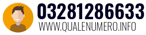 Numero di telefono 03281286633 03281286633