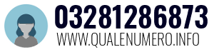Numero di telefono 03281286873 03281286873