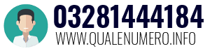 Numero di telefono 03281444184 03281444184